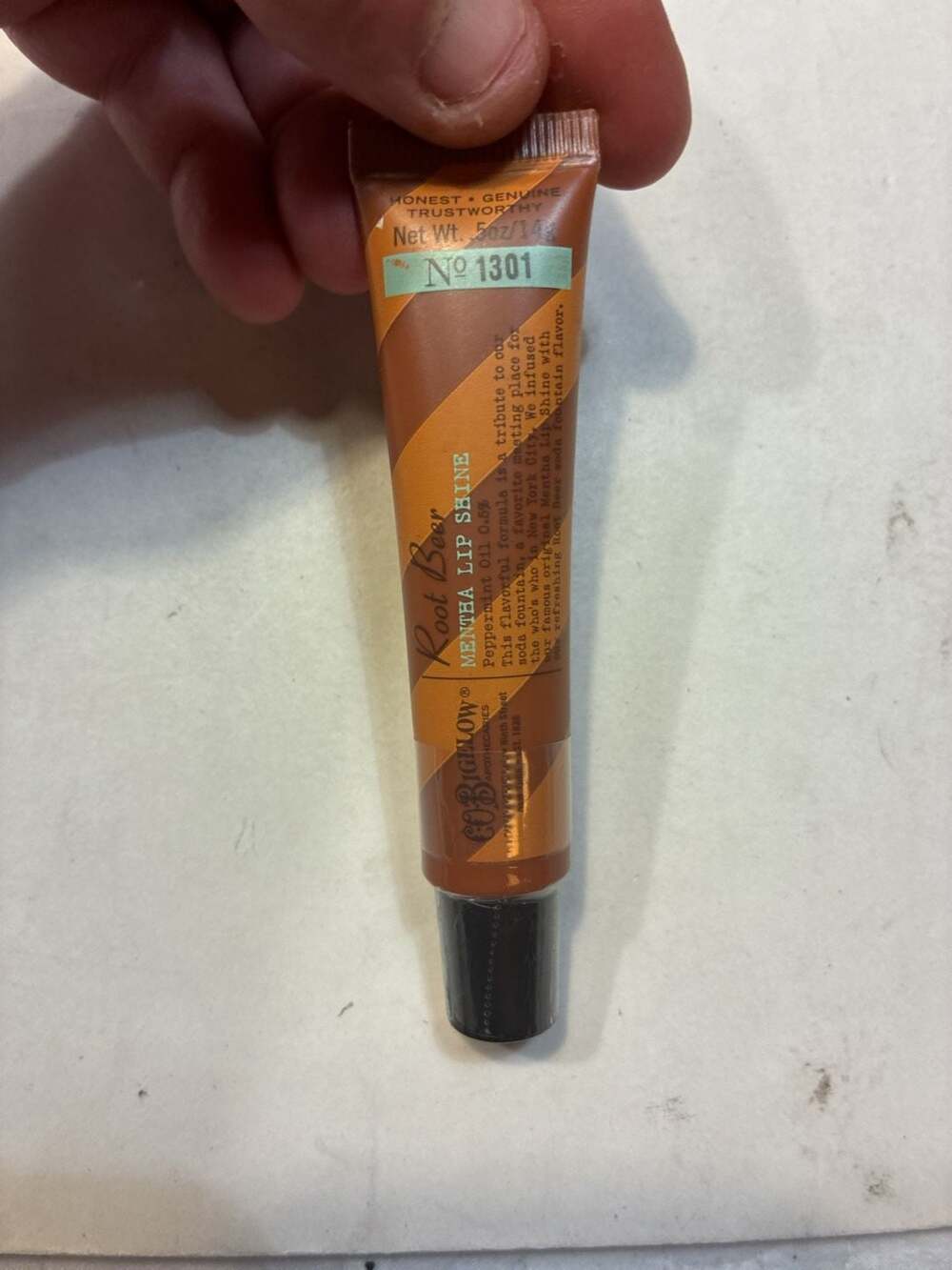 CO Bigelow Mentha Lip Shines ~ YOU PICK ~ Rootbeer, Cola, Cherry, Orange, Mint